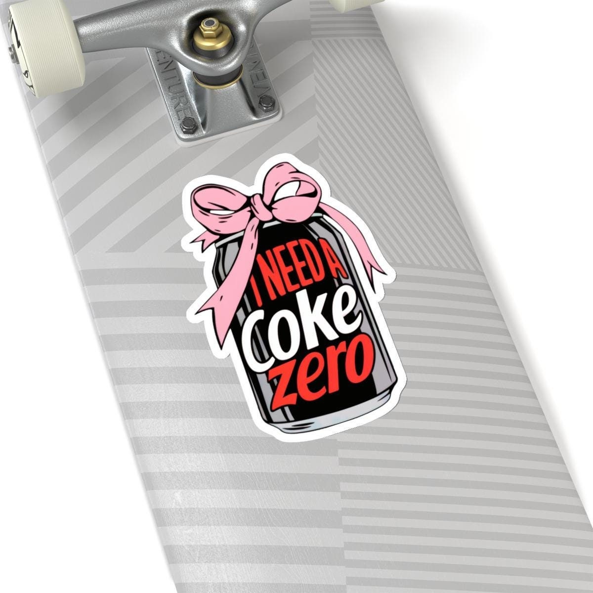 I need a Coke Zero Sticker, Laptop Sticker, Coke Zero Gift, Water Bottle Stickers, Diet Coke Stickers, Waterproof Diet Soda Vinyl Decal