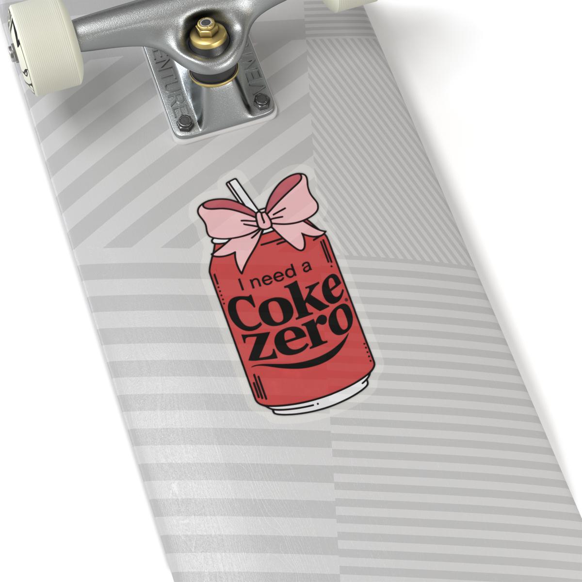 I need a Coke Zero Sticker, Laptop Sticker, Coke Zero Gift, Water Bottle Stickers, Diet Coke Stickers, Waterproof Diet Soda Vinyl Decal
