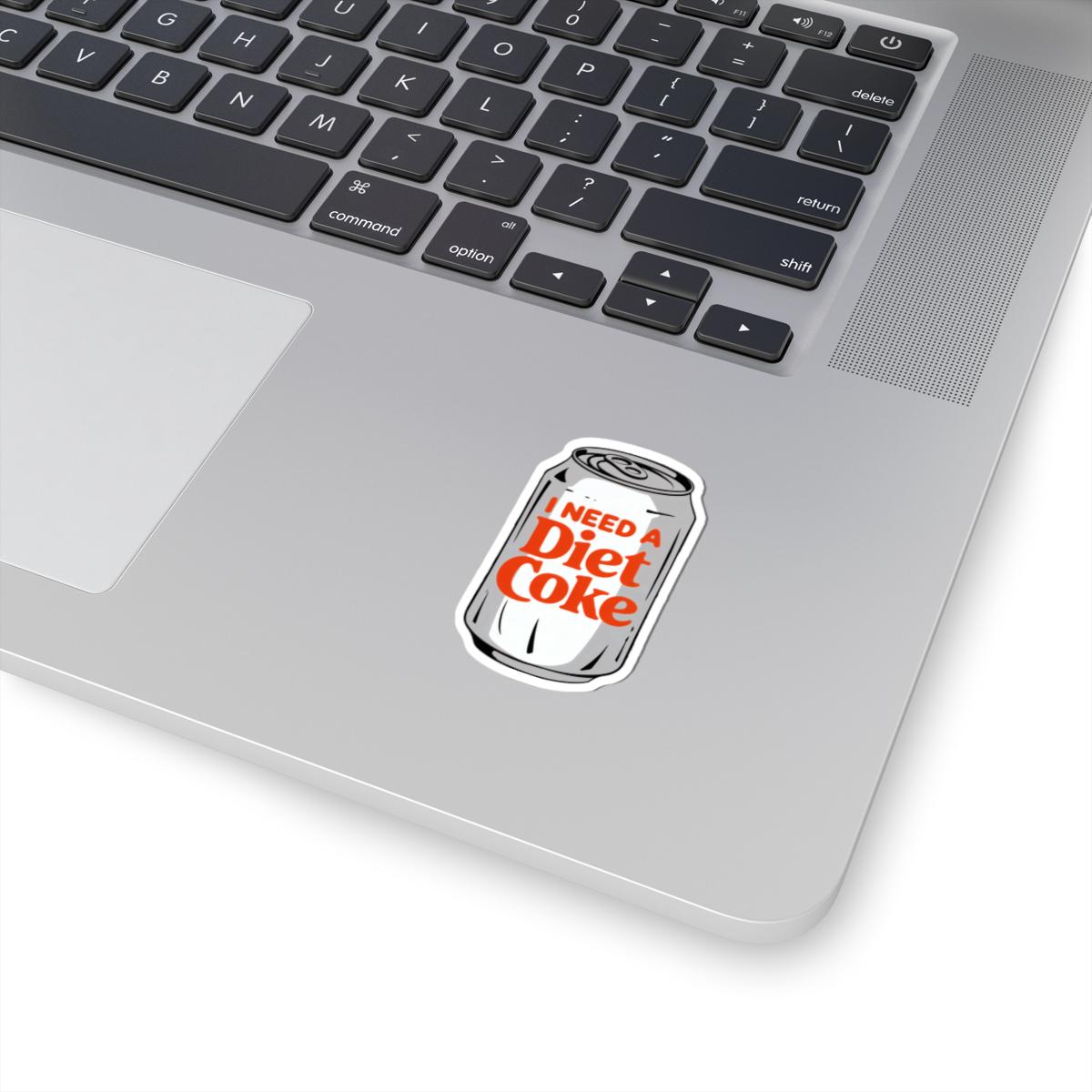 I need Diet Coke Bow Sticker, Diet Coke Sticker, Laptop Stickers, Perfect for Tumbler or Water bottle - Waterproof, Trendy Vinyl Decal