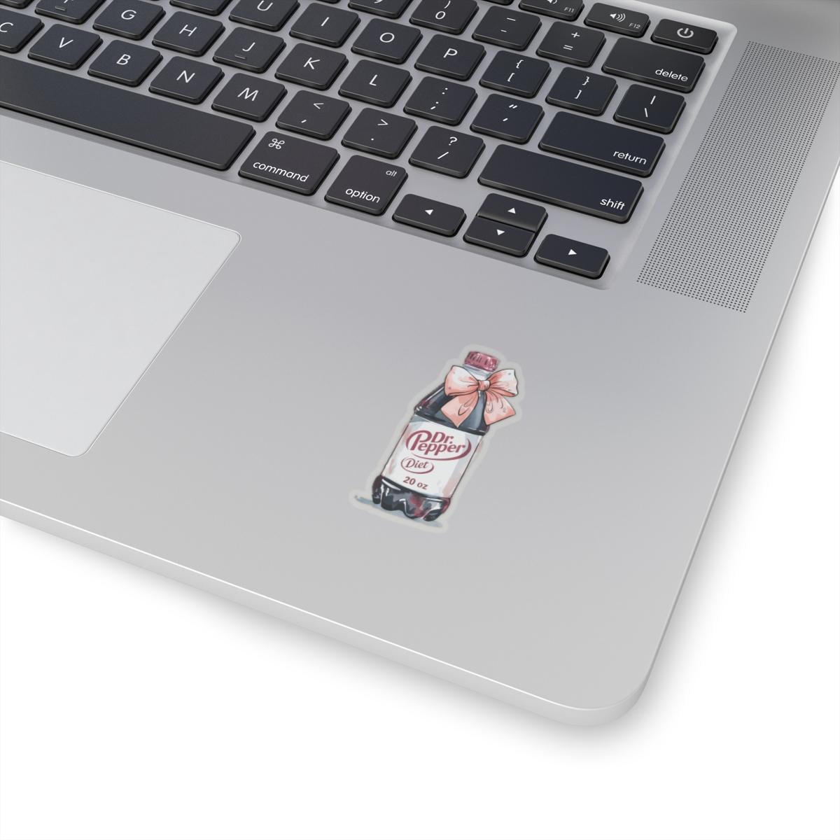 Diet Dr Pepper Sticker, Coquette Pink Bow Diet Dr Pepper Gift, Laptop Stickers, Water Bottle Sticker, Waterproof Decal Hydroflask Stickers