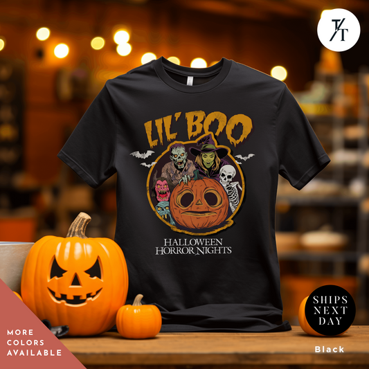 Halloween Horror Nights Lil Boo Unisex Original Design Graphic Tee