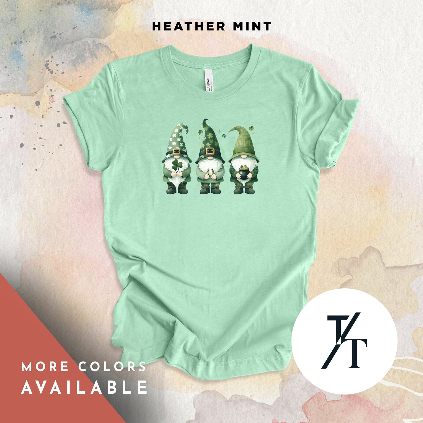 Happy St Patricks Day Gnomes Shirt Clover Tee Gift