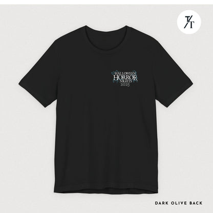 Exclusive Universal Studios Halloween Horror Nights 2025 Two-sided Original Design Horror Ensemble T-shirt