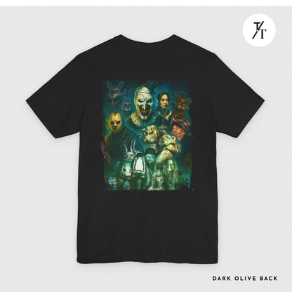 Exclusive Universal Studios Halloween Horror Nights 2025 Two-sided Original Design Horror Ensemble T-shirt