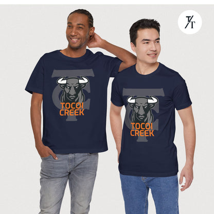 Mono Shadow Toro Tee – Tocoi Creek High School Bull Shirt