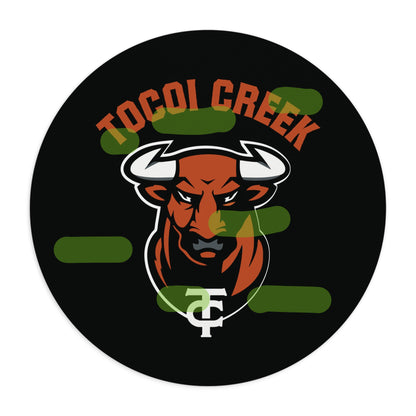 Tocoi Creek High School Mouse Pad – Toro Mascot Desk Mat (Round or Rectangle)