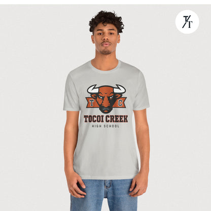 TC Toro Block Head Tee – Tocoi Creek High School Spirit Shirt