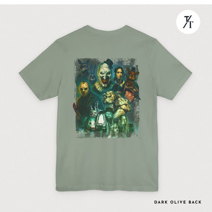 Exclusive Universal Studios Halloween Horror Nights 2025 Two-sided Original Design Horror Ensemble T-shirt