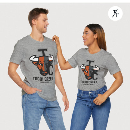 Split Face Toro Tee – Tocoi Creek High School Bull Shirt