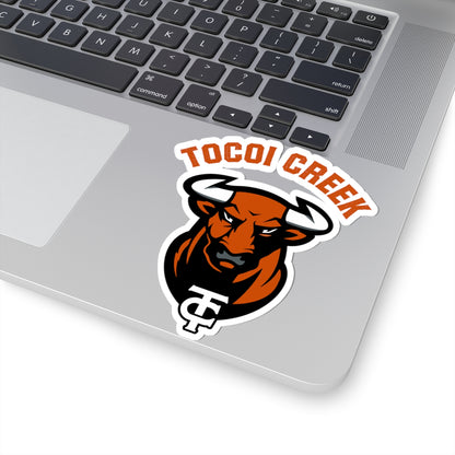 Arched Toro + TC Logo Sticker – Tocoi Creek Spirit Decal
