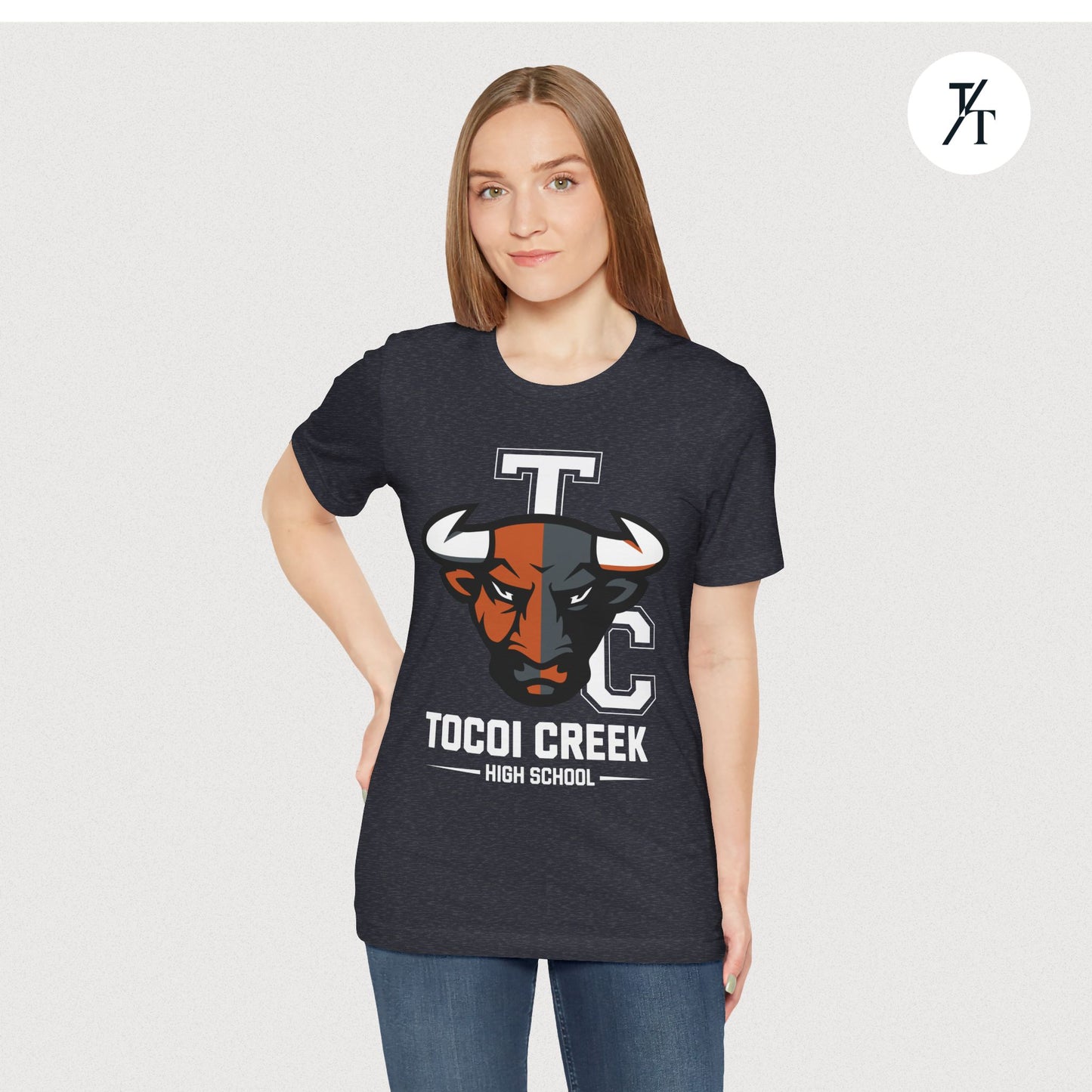 Split Face Toro Tee – Tocoi Creek High School Bull Shirt