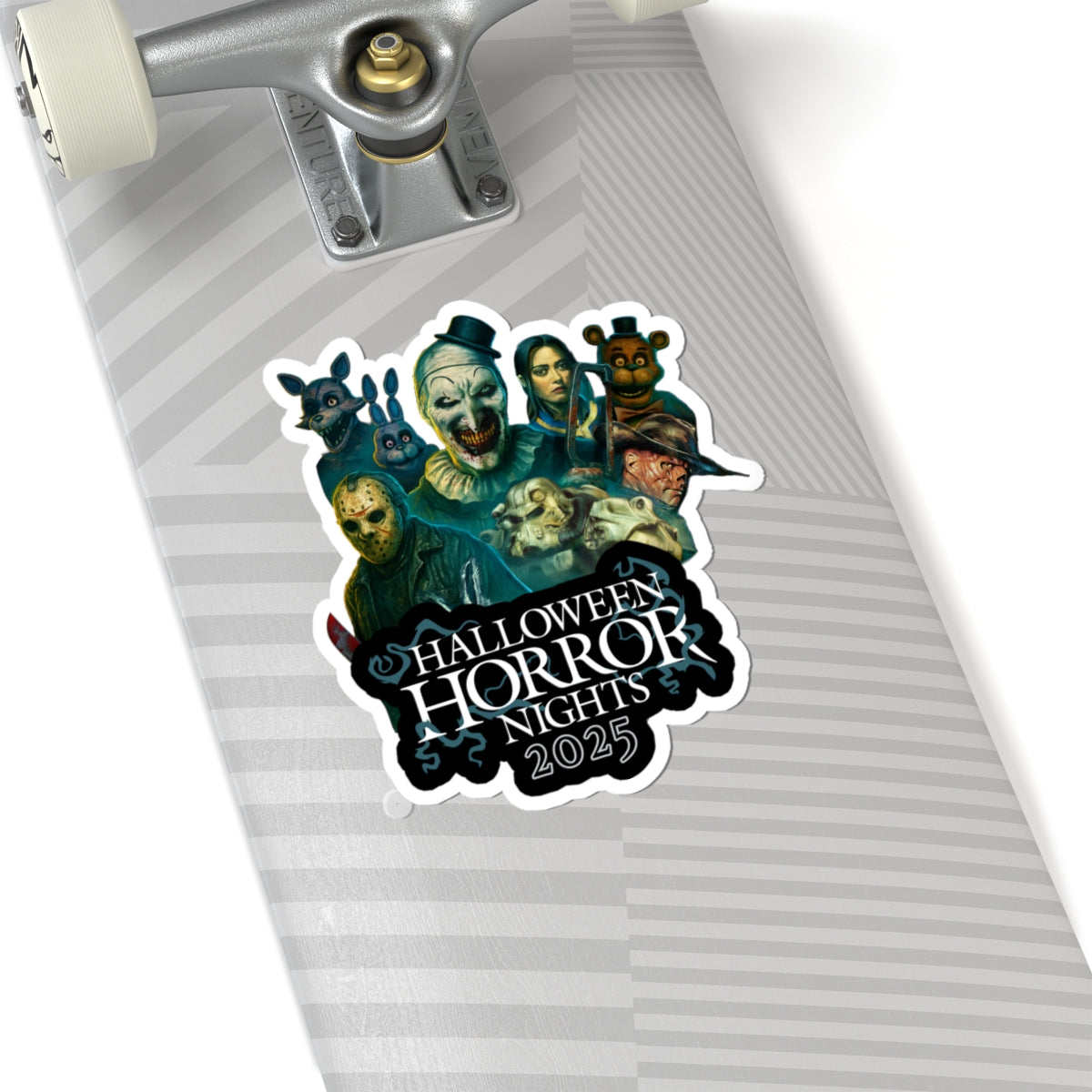 Halloween Horror Nights 2025 Original Exclusive Designed Horror Icon Ensemble Sticker/Decal