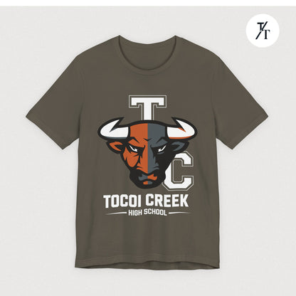 Split Face Toro Tee – Tocoi Creek High School Bull Shirt