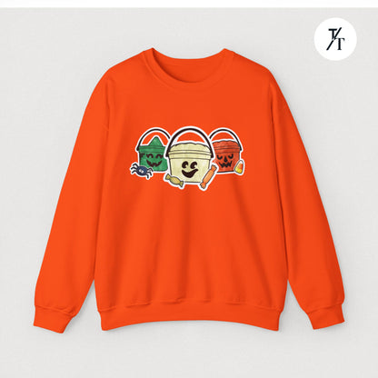 Retro Halloween McDonalds 'Boo Buckets' women's sweatshirt,