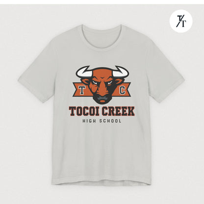 TC Toro Block Head Tee – Tocoi Creek High School Spirit Shirt
