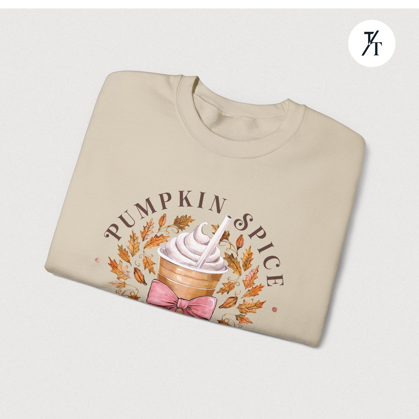 "Pumpkin Spice Coffee Club" Adorable Women's Fall Sweatshirt