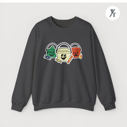 Retro Halloween McDonalds 'Boo Buckets' women's sweatshirt,