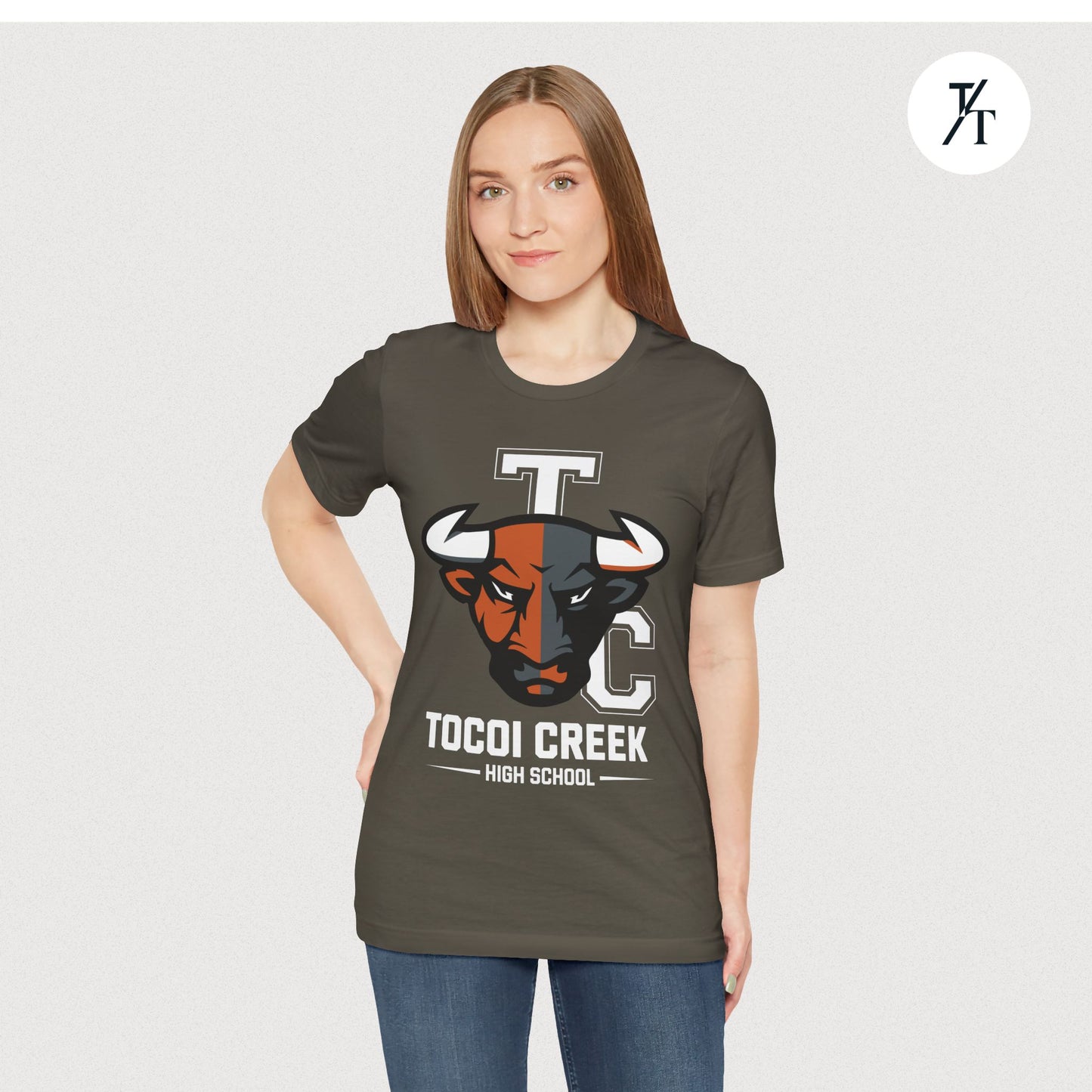 Split Face Toro Tee – Tocoi Creek High School Bull Shirt