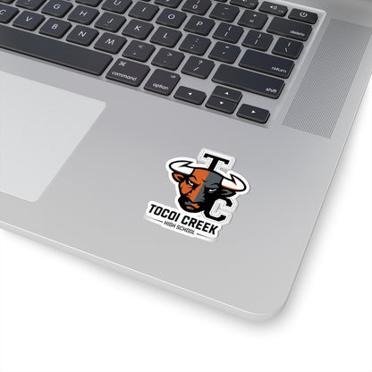 Split Face Toro Sticker – Bold Tocoi Creek Mascot Decal
