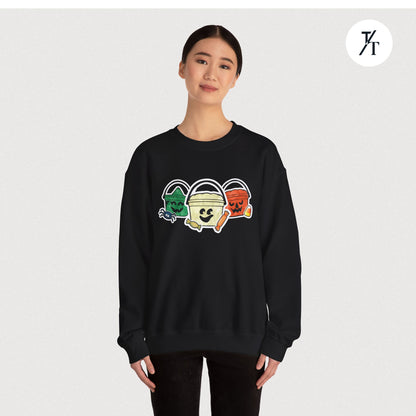 Retro Halloween McDonalds 'Boo Buckets' women's sweatshirt,