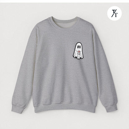 Cute Boo Ghost Diet Coke Halloween Spooky Sweatshirt
