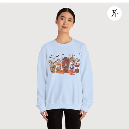 Horror Characters Coffee Sweatshirt
