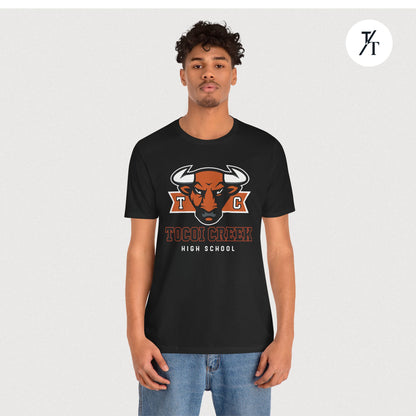 TC Toro Block Head Tee – Tocoi Creek High School Spirit Shirt