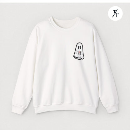 Cute Boo Ghost Diet Coke Halloween Spooky Sweatshirt