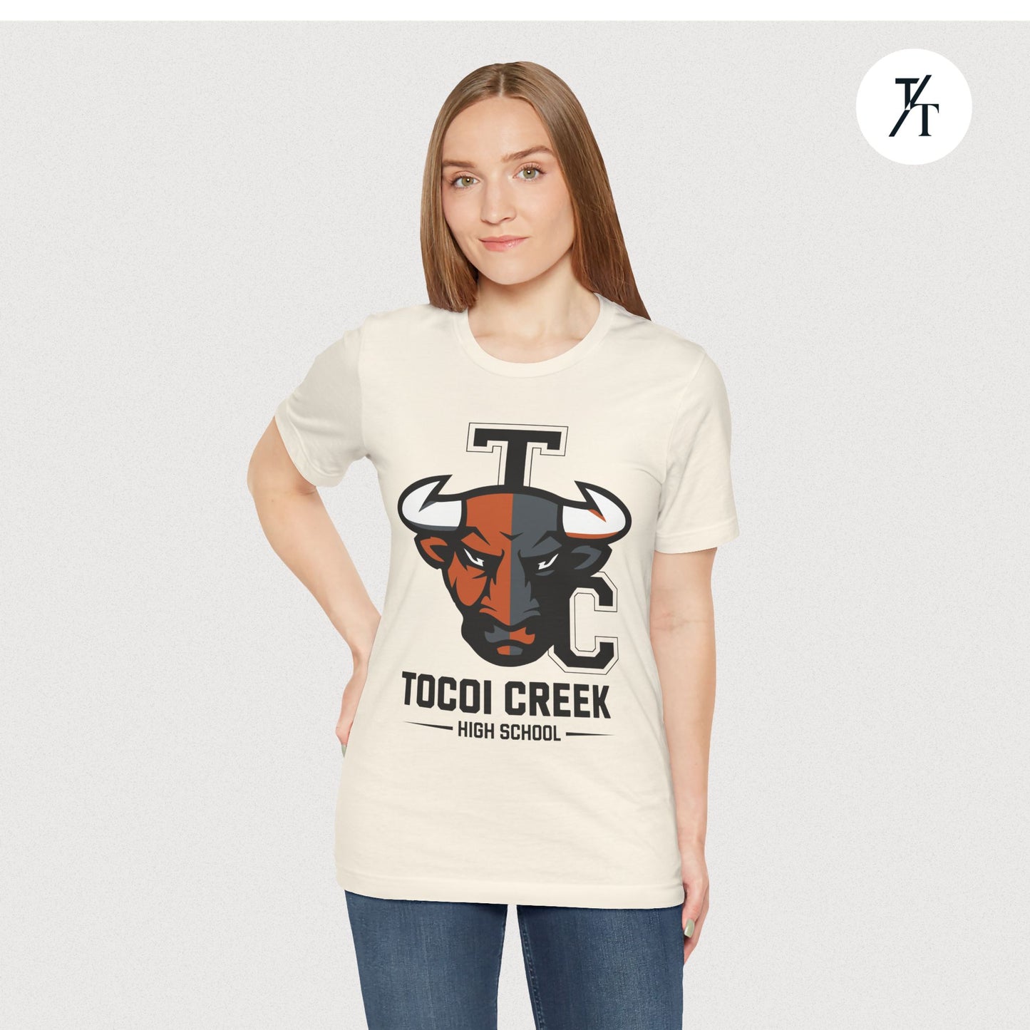 Split Face Toro Tee – Tocoi Creek High School Bull Shirt