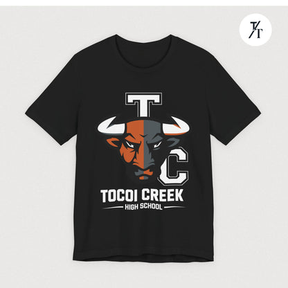 Split Face Toro Tee – Tocoi Creek High School Bull Shirt