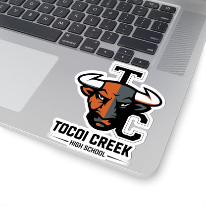Split Face Toro Sticker – Bold Tocoi Creek Mascot Decal