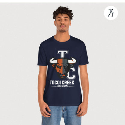Split Face Toro Tee – Tocoi Creek High School Bull Shirt