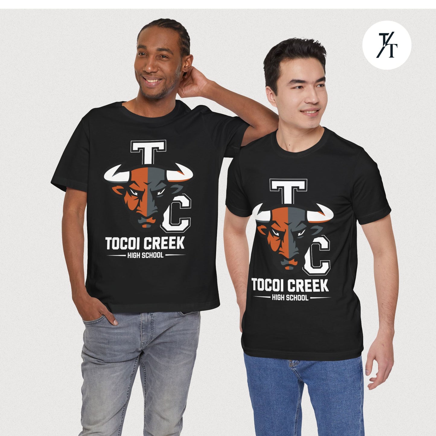 Split Face Toro Tee – Tocoi Creek High School Bull Shirt