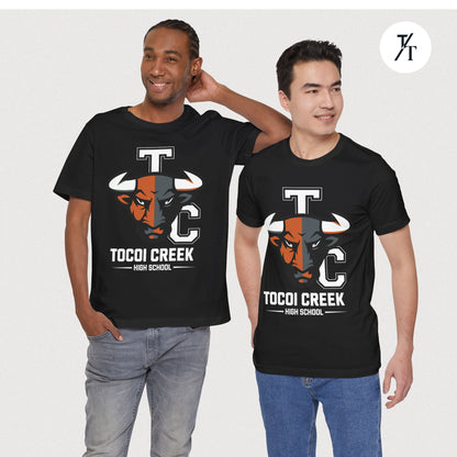 Split Face Toro Tee – Tocoi Creek High School Bull Shirt