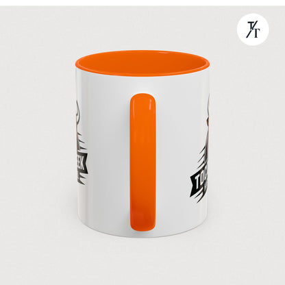Tocoi Creek High School Accent Coffee Mug | Personalized Graduation Gift, School Spirit Mug, Custom Teacher Cup, Unique Student Gift