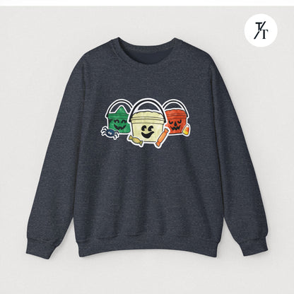 Retro Halloween McDonalds 'Boo Buckets' women's sweatshirt,