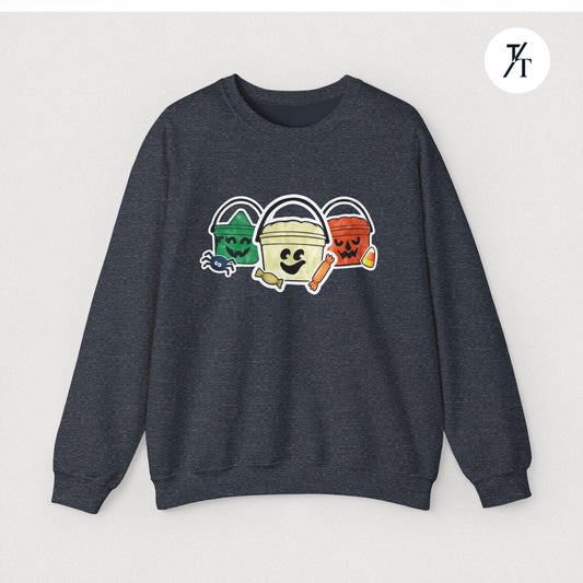 Retro Halloween McDonalds 'Boo Buckets' women's sweatshirt,