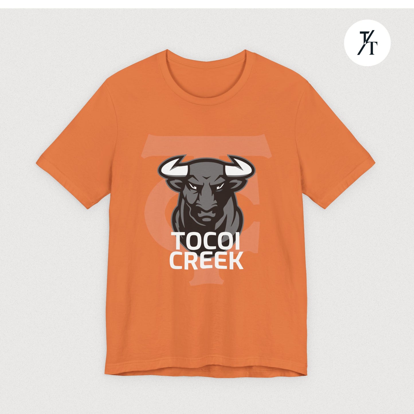 Mono Shadow Toro Tee – Tocoi Creek High School Bull Shirt