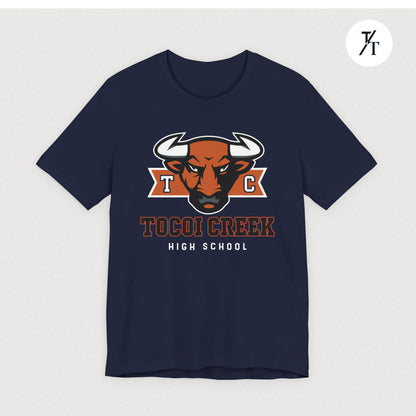 TC Toro Block Head Tee – Tocoi Creek High School Spirit Shirt