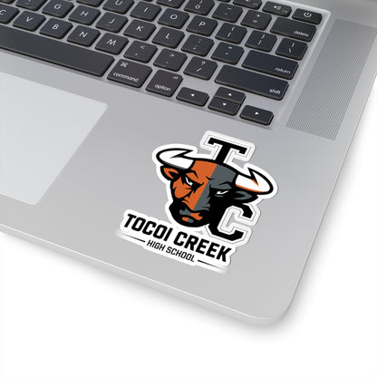 Split Face Toro Sticker – Bold Tocoi Creek Mascot Decal