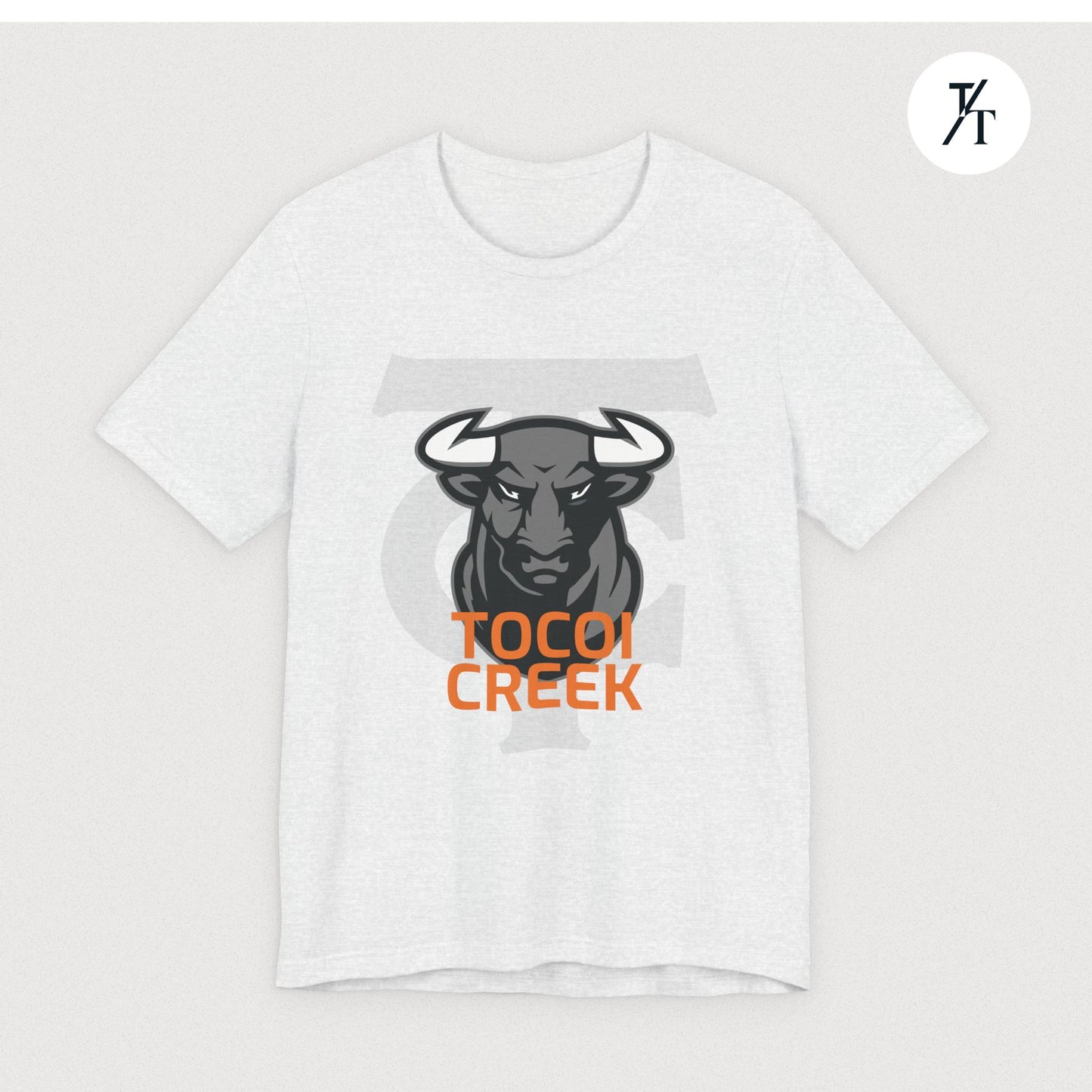 Mono Shadow Toro Tee – Tocoi Creek High School Bull Shirt