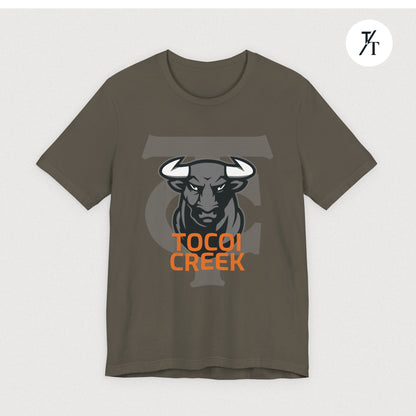 Mono Shadow Toro Tee – Tocoi Creek High School Bull Shirt