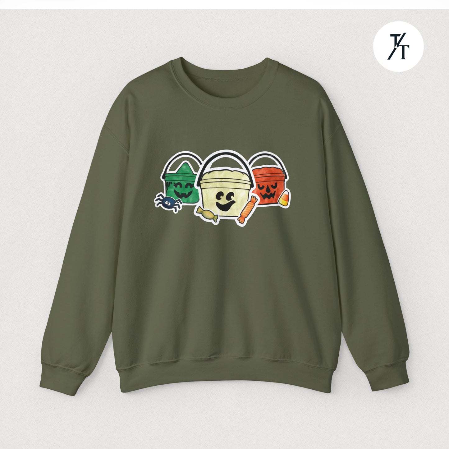 Retro Halloween McDonalds 'Boo Buckets' women's sweatshirt,