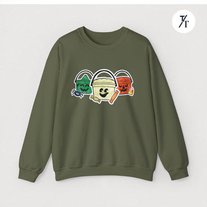 Retro Halloween McDonalds 'Boo Buckets' women's sweatshirt,