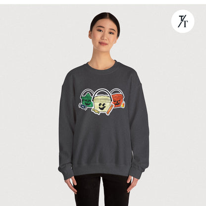 Retro Halloween McDonalds 'Boo Buckets' women's sweatshirt,