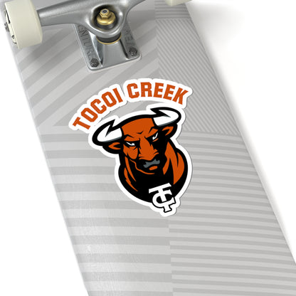 Arched Toro + TC Logo Sticker – Tocoi Creek Spirit Decal