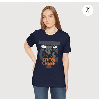 Mono Shadow Toro Tee – Tocoi Creek High School Bull Shirt