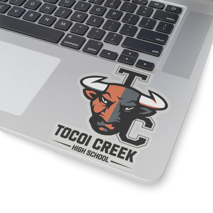 Split Face Toro Sticker – Bold Tocoi Creek Mascot Decal