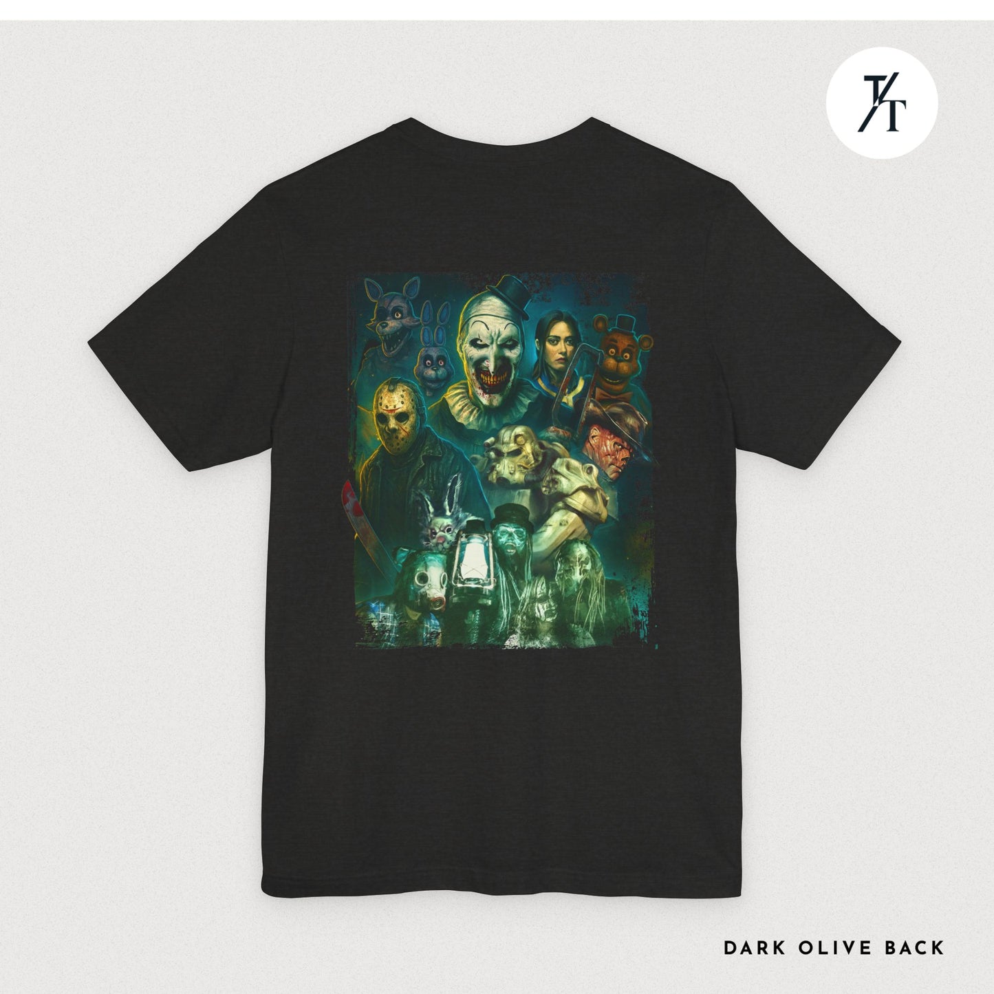 Exclusive Universal Studios Halloween Horror Nights 2025 Two-sided Original Design Horror Ensemble T-shirt