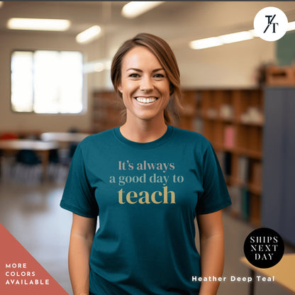 TeacherLife Shirt Inspirational Teaching Tee Back To School